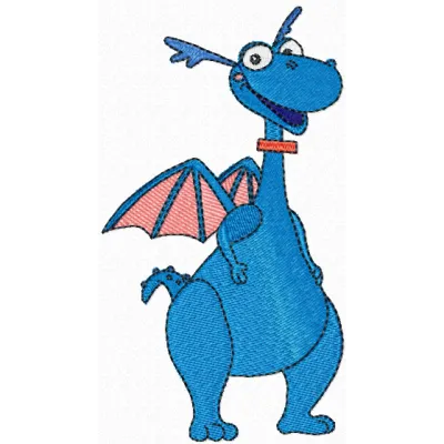Stuffy Dragon Stitching Pattern for Kids' Projects