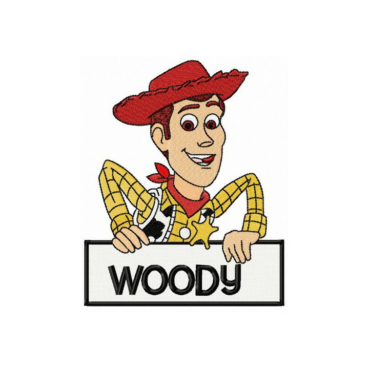 Sheriff Woody Pride embroidery design - Embroidery Design