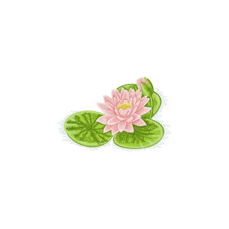 Water Lily embroidery design - Embroidery Design