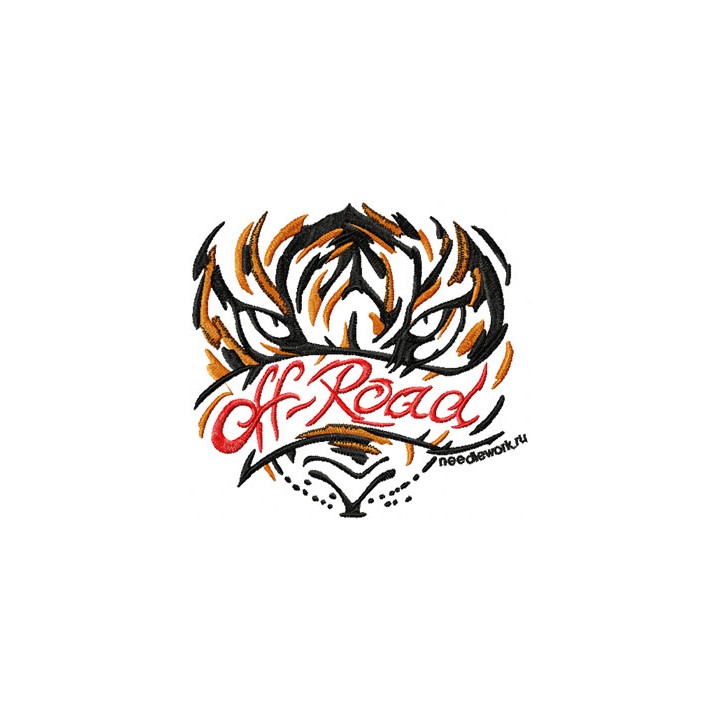 Off-Road Tribal  embroidery design - Embroidery Design
