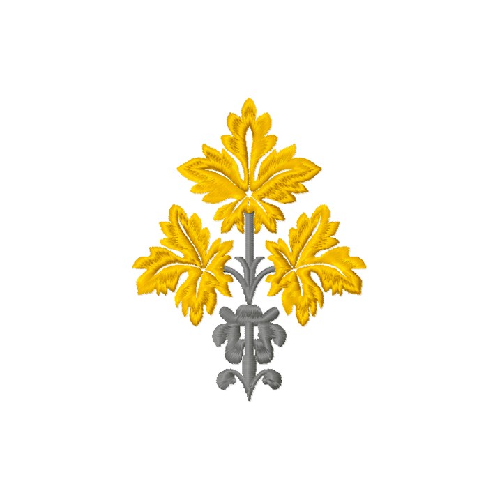 Autumn Leaf  embroidery design - Embroidery Design