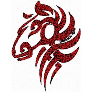 Demioro Tribal Horse embroidery design - Embroidery Design