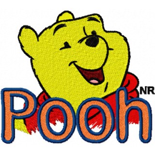 Winnie the Pooh Logo 2  embroidery design - Embroidery Design