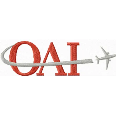 Omni Air International Aviation Logo Embroidery Design