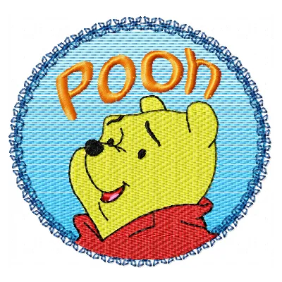 Winnie the Pooh Logo Stitching Pattern for Crafters