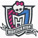 Monster High logo embroidery design - Embroidery Design