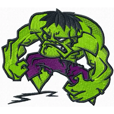 Hulk Superhero Stitching Pattern for Comic Book Fans