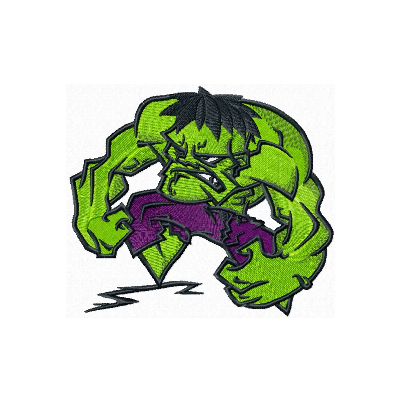 Hulk Superhero Stitching Pattern for Comic Book Fans