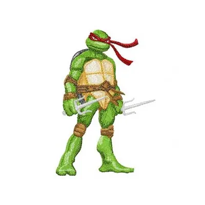Raphael Ninja Turtle Stitching Pattern for Fans
