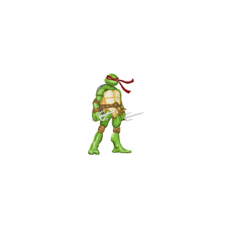 Raphael Ninja Turtle Stitching Pattern for Fans