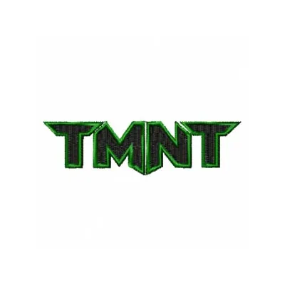 TMNT Logo Stitching Pattern for Ninja Turtle Fans
