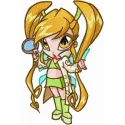 Pixie Character Stitching Pattern for Girls