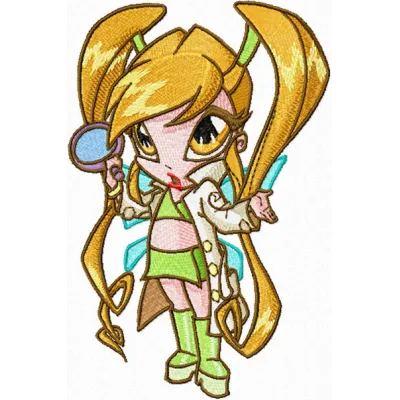 Pixie Character Stitching Pattern for Girls
