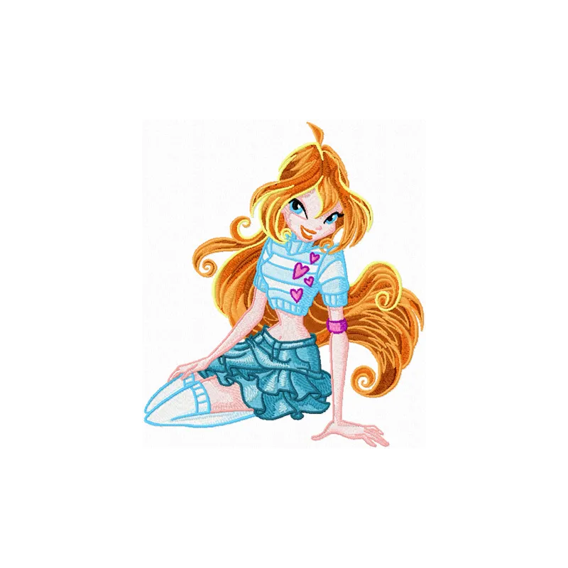 Bloom Fairy Stitching Pattern | Dragon Flame Design