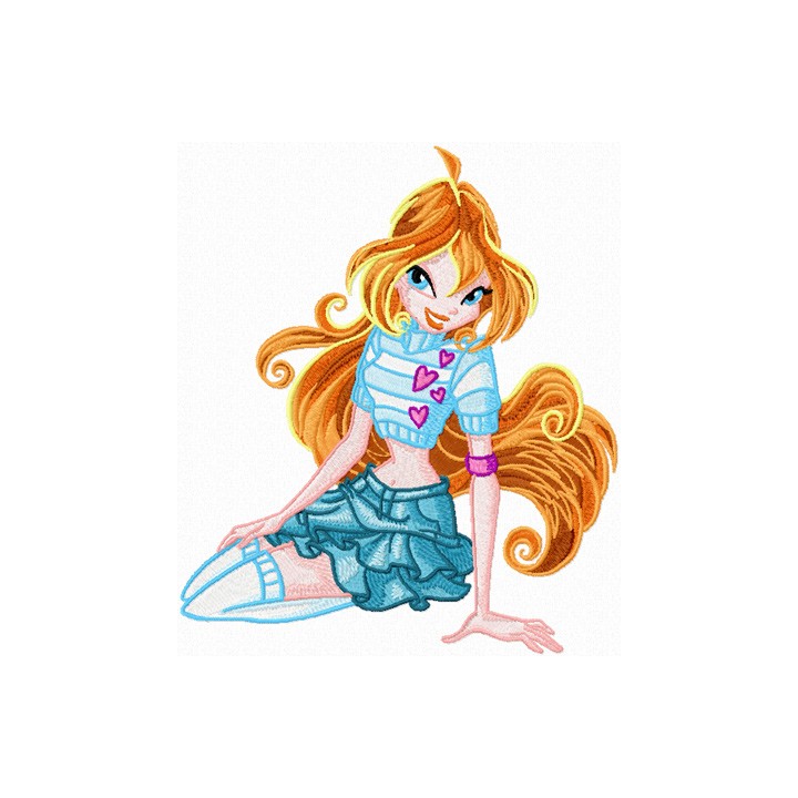 Bloom  embroidery design - Embroidery Design