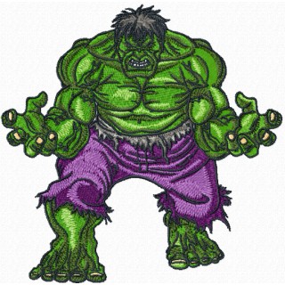 Incredible Hulk embroidery design - Embroidery Design