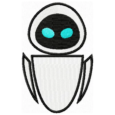 Eve Robot Stitching Pattern | Cartoon Character Design