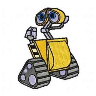 Wall-E 1 embroidery design - Embroidery Design