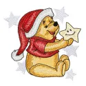 Winnie Pooh Before Christmas Stitching Pattern