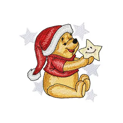 Winnie Pooh Before Christmas Stitching Pattern
