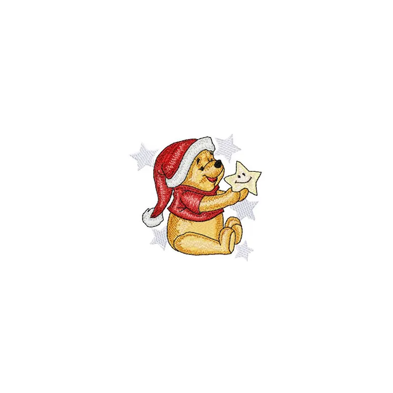 Winnie Pooh Before Christmas Stitching Pattern