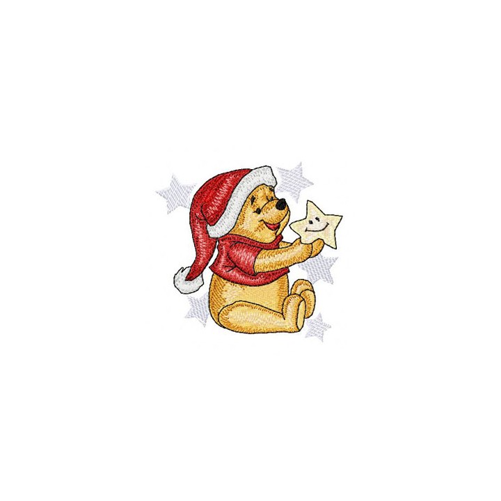 Winnie Pooh Before Christmas embroidery design - Embroidery Design