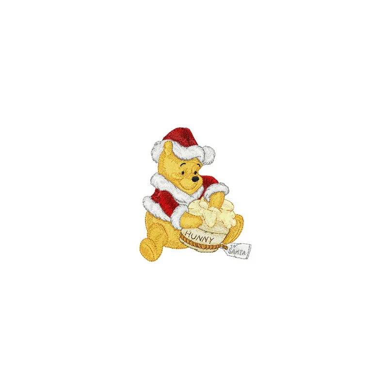 Winnie the Pooh Christmas Stitching Pattern