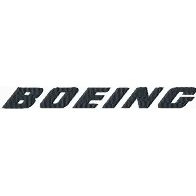 BOEING Aviation Logo Embroidery Design | Aircraft Brand