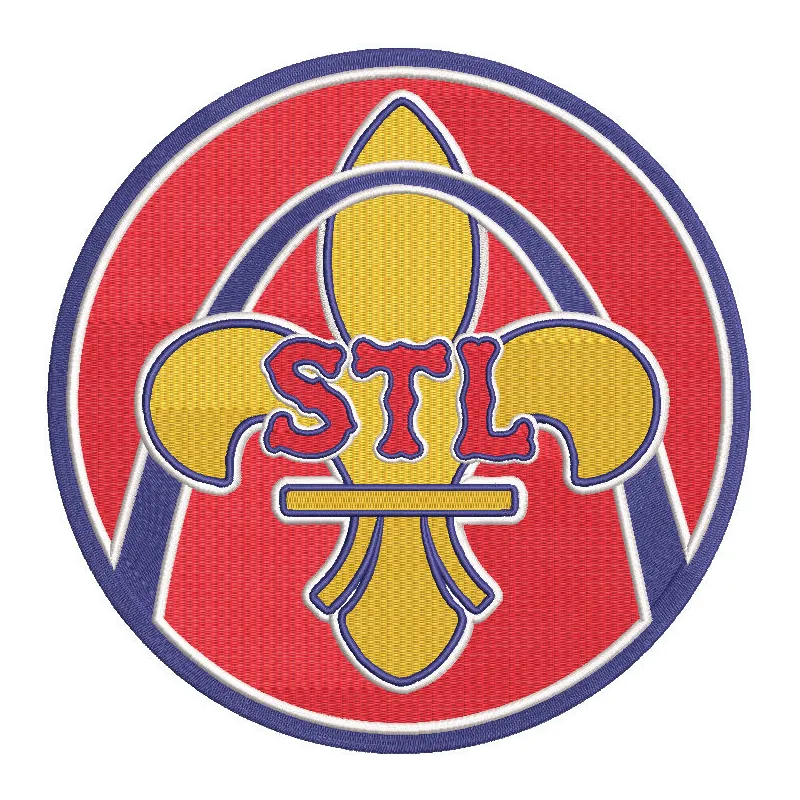 St Louis Cardinals Alternate logo 2024 embroidery design featuring the iconic red cardinal and baseball elements.