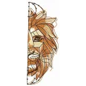 Majestic Animal King Embroidery Design