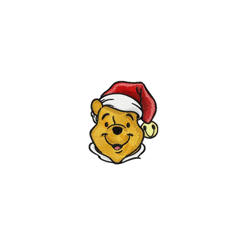 Festive Winnie the Pooh Stitching Pattern for Christmas