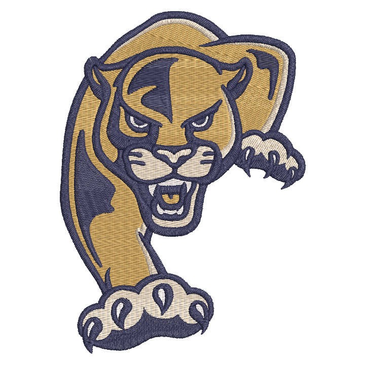 FIU Panthers Secondary Logo embroidery design - Embroidery Design