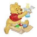 Winnie the Pooh Christmas Stitching Pattern for Festive Pro…