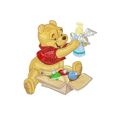 Winnie the Pooh Christmas Stitching Pattern for Festive Pro…