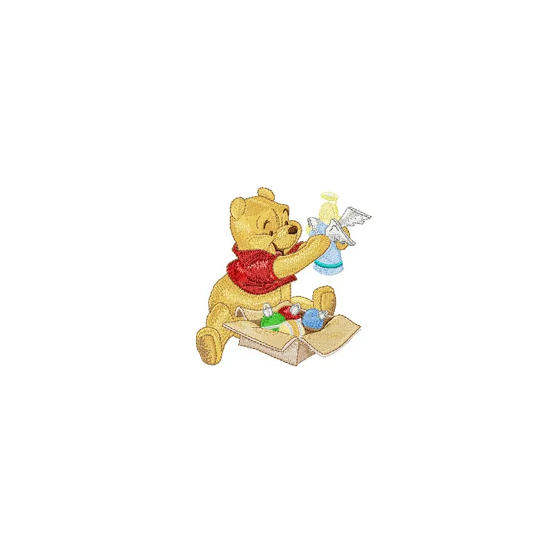 Winnie the Pooh Christmas Stitching Pattern for Festive Pro…