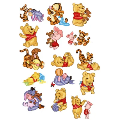 Baby Pooh Pack - 15 Nursery Embroidery Designs