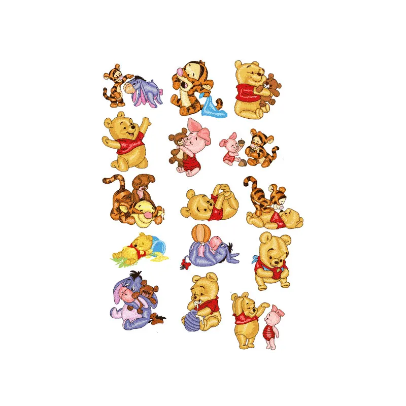 Baby Pooh Pack - 15 Nursery Embroidery Designs