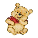 Funny Baby Pooh Embroidery Design - Nursery Stitching