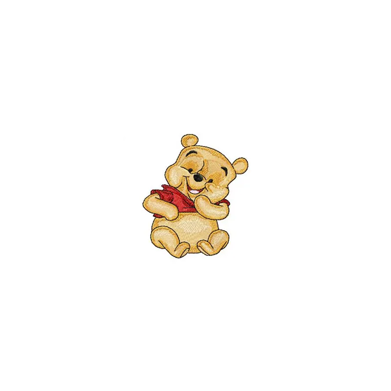 Funny Baby Pooh Embroidery Design - Nursery Stitching