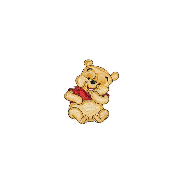 Funny Baby Pooh  embroidery design - Embroidery Design