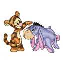 Baby Tigger & Eeyore Embroidery - Nursery Friends Design