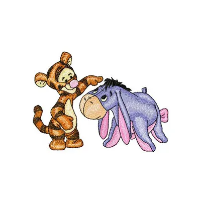 Baby Tigger & Eeyore Embroidery - Nursery Friends Design