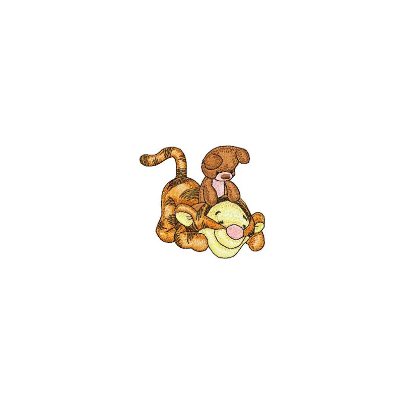 Baby Tigger Playing Design - Nursery Embroidery Pattern