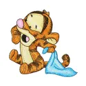 Baby Tigger Embroidery Design - Nursery Friend Pattern