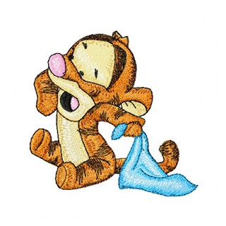 Baby Tigger 1 embroidery design - Embroidery Design