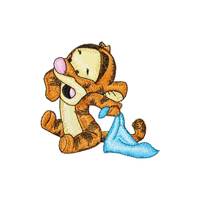 Baby Tigger Embroidery Design - Nursery Friend Pattern