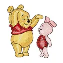 Baby Pooh & Piglet Embroidery - Nursery Stitching Fun