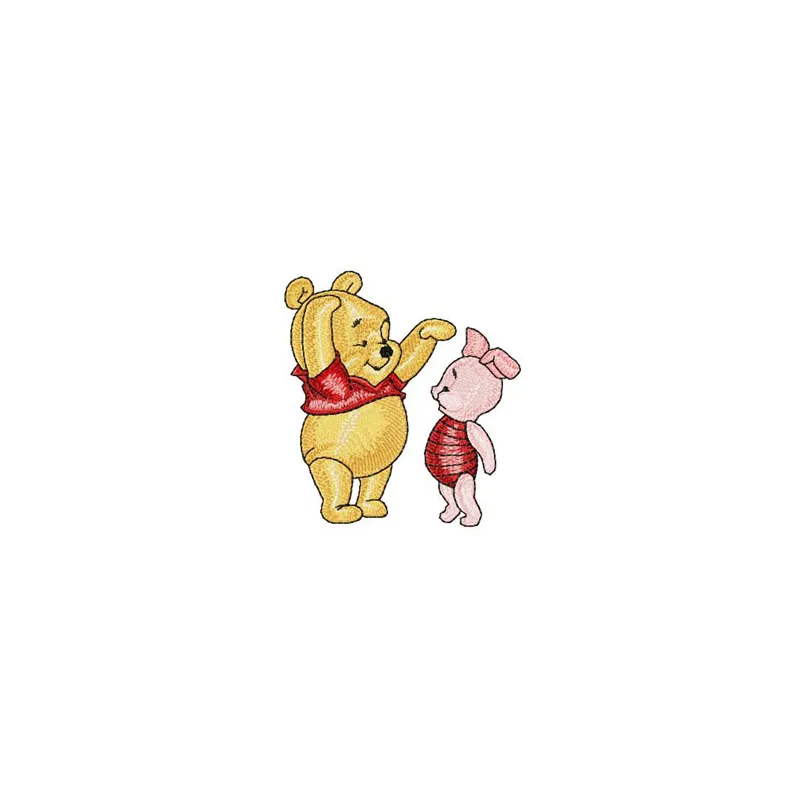 Baby Pooh & Piglet Embroidery - Nursery Stitching Fun