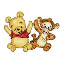 Baby Pooh & Tigger Embroidery Design - Nursery Friends