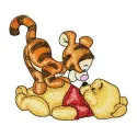 Baby Pooh and Tigger Stitching Pattern for Nurseries